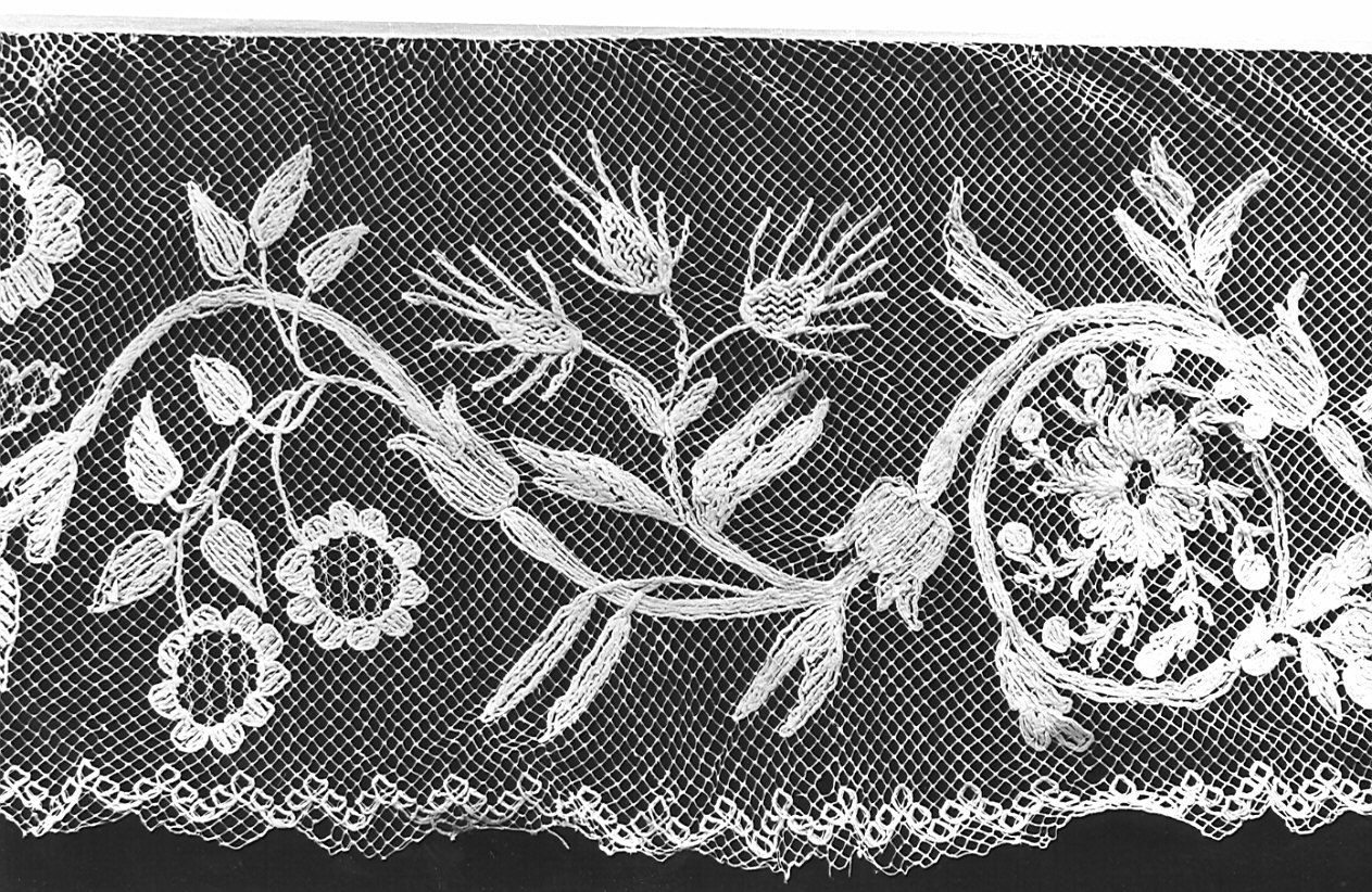 bordura, opera isolata - manifattura italiana (fine/inizio secc. XIX/ XX)