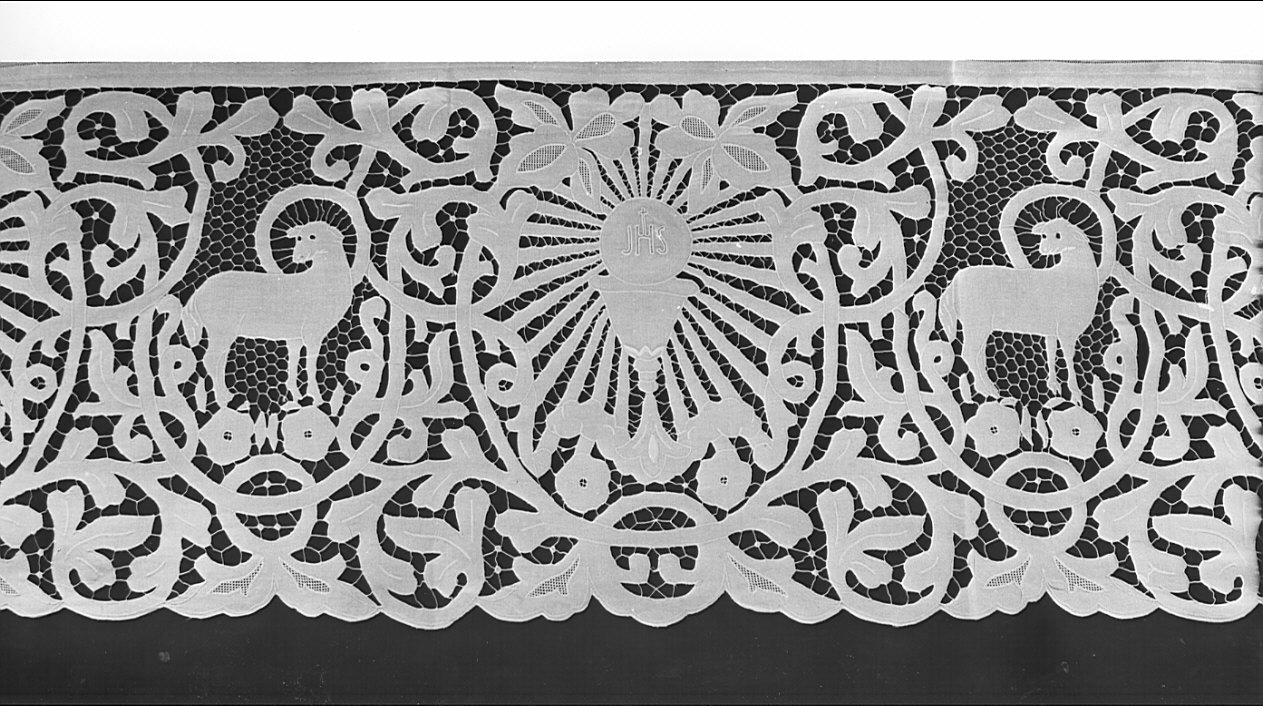 bordura, opera isolata - manifattura Italia settentrionale (inizio sec. XX)