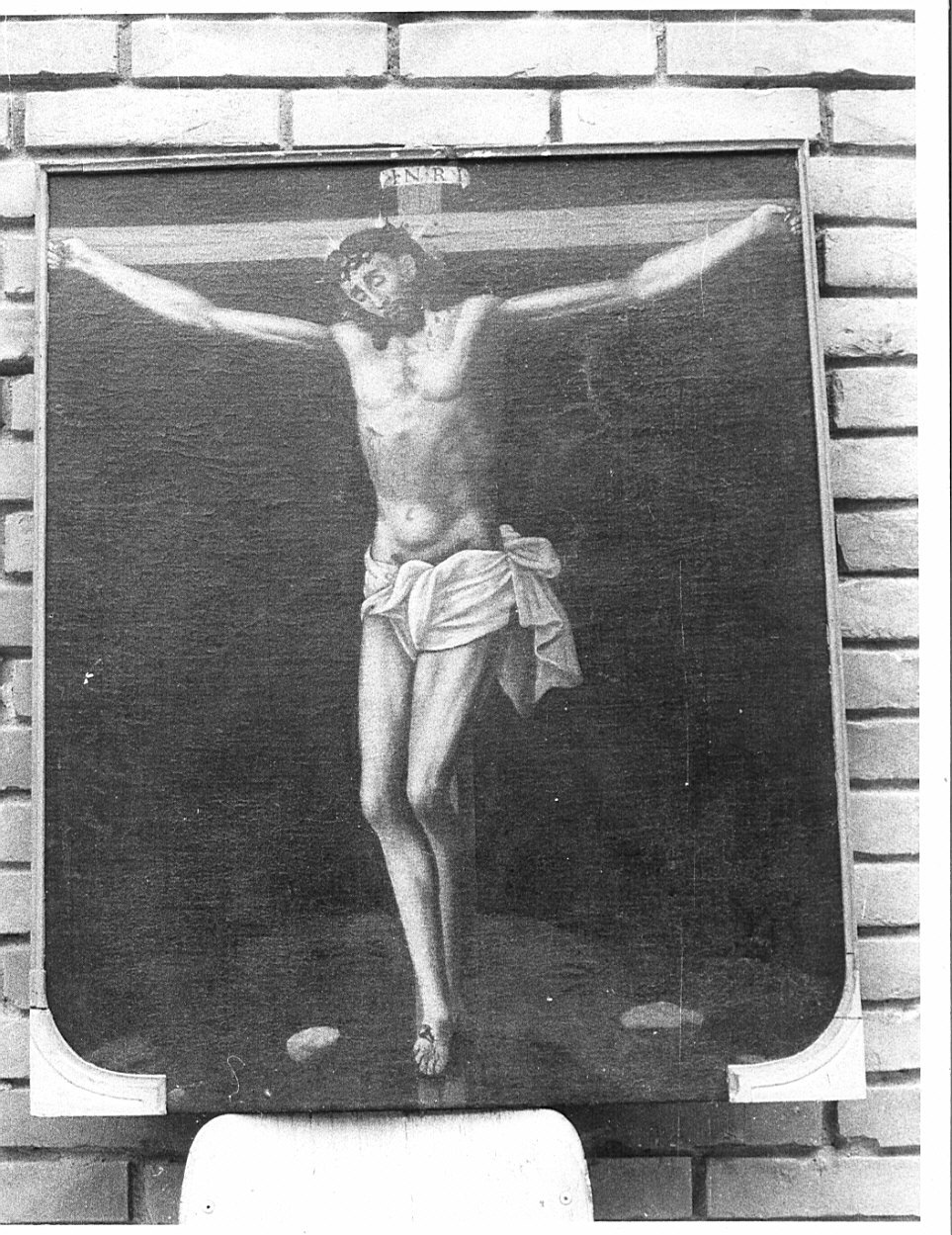 Cristo crocifisso (dipinto, opera isolata) di Cavagna Gian Paolo (scuola) (prima metà sec. XVII)