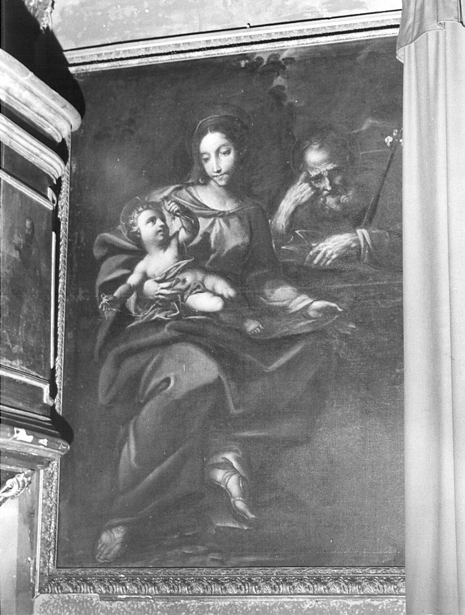 Sacra Famiglia in Egitto (dipinto, opera isolata) - ambito lombardo (seconda metà sec. XVII)