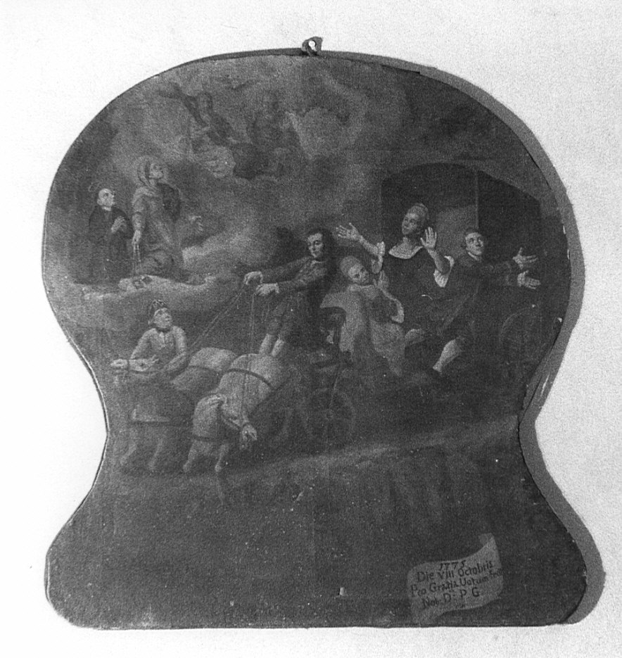 ex voto, opera isolata - ambito bergamasco (sec. XVIII)