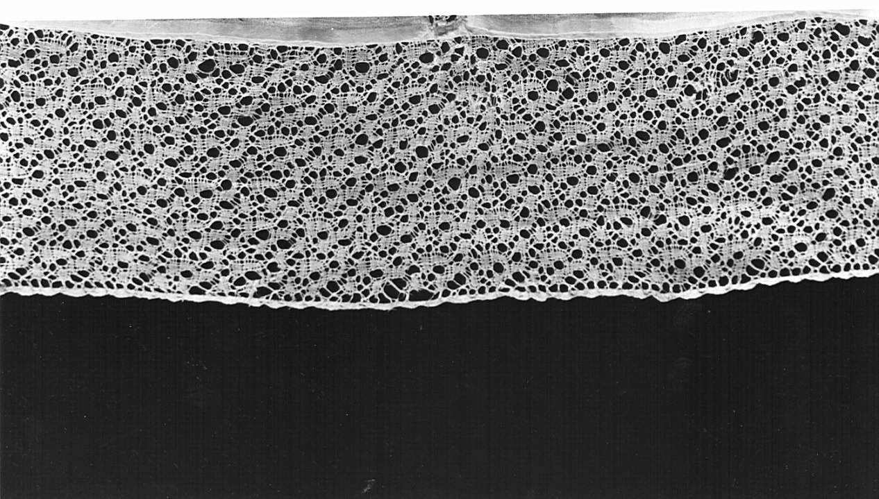 merletto - manifattura friulana (prima metà sec. XVIII, sec. XIX)