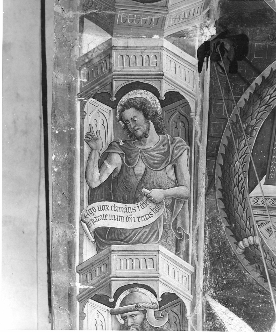 San Giovanni Battista (dipinto, elemento d'insieme) - ambito lombardo (sec. XV)