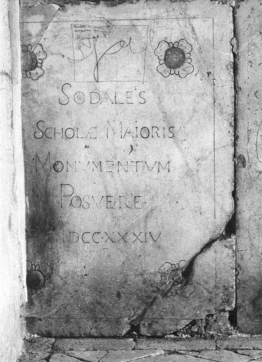 lapide tombale, opera isolata - bottega bergamasca (sec. XVIII)