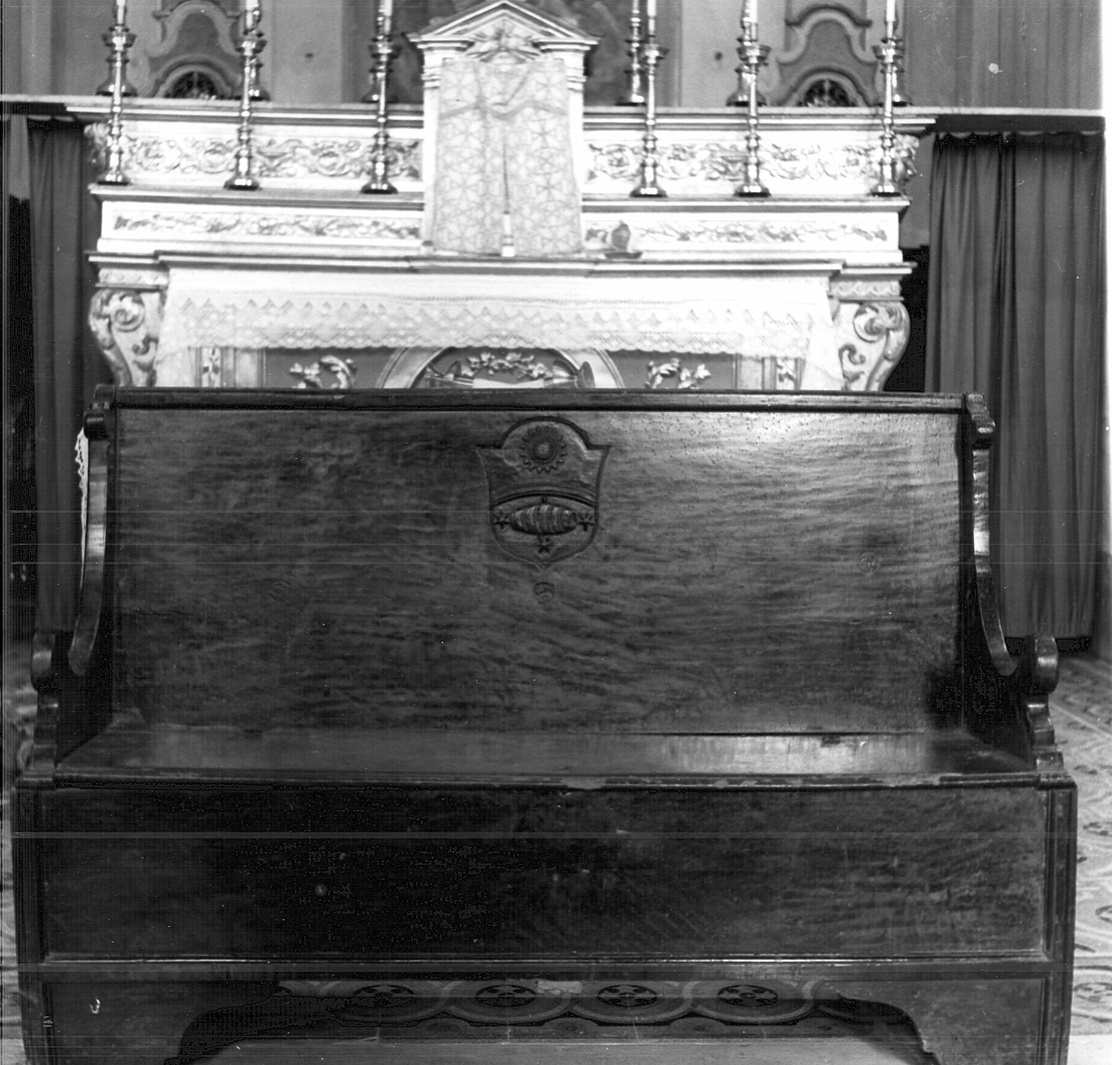 cassapanca, opera isolata - bottega bergamasca (sec. XIX)