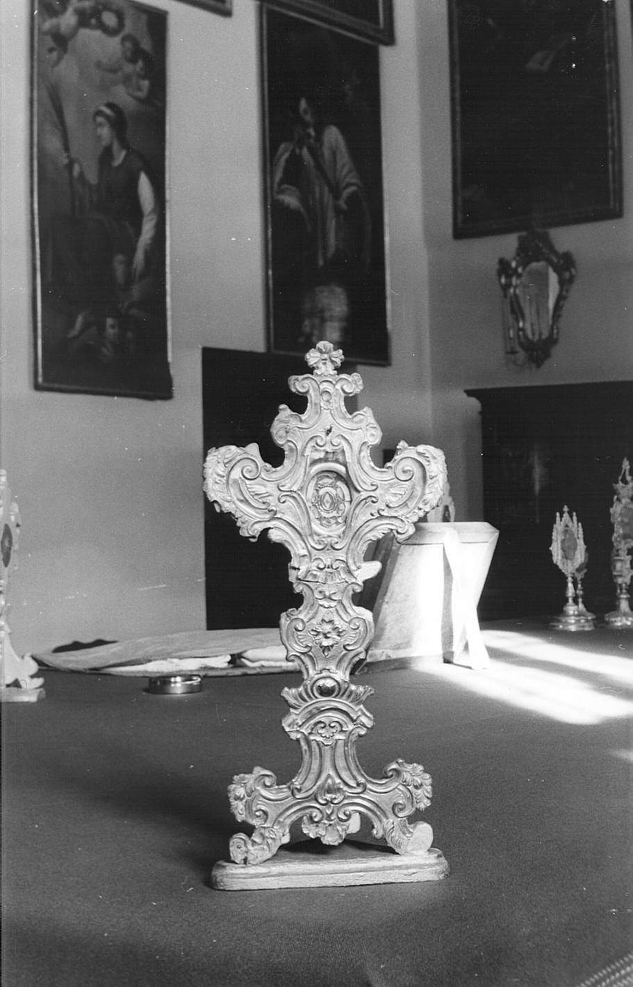 reliquiario - a ostensorio, opera isolata - bottega bergamasca (sec. XIX)