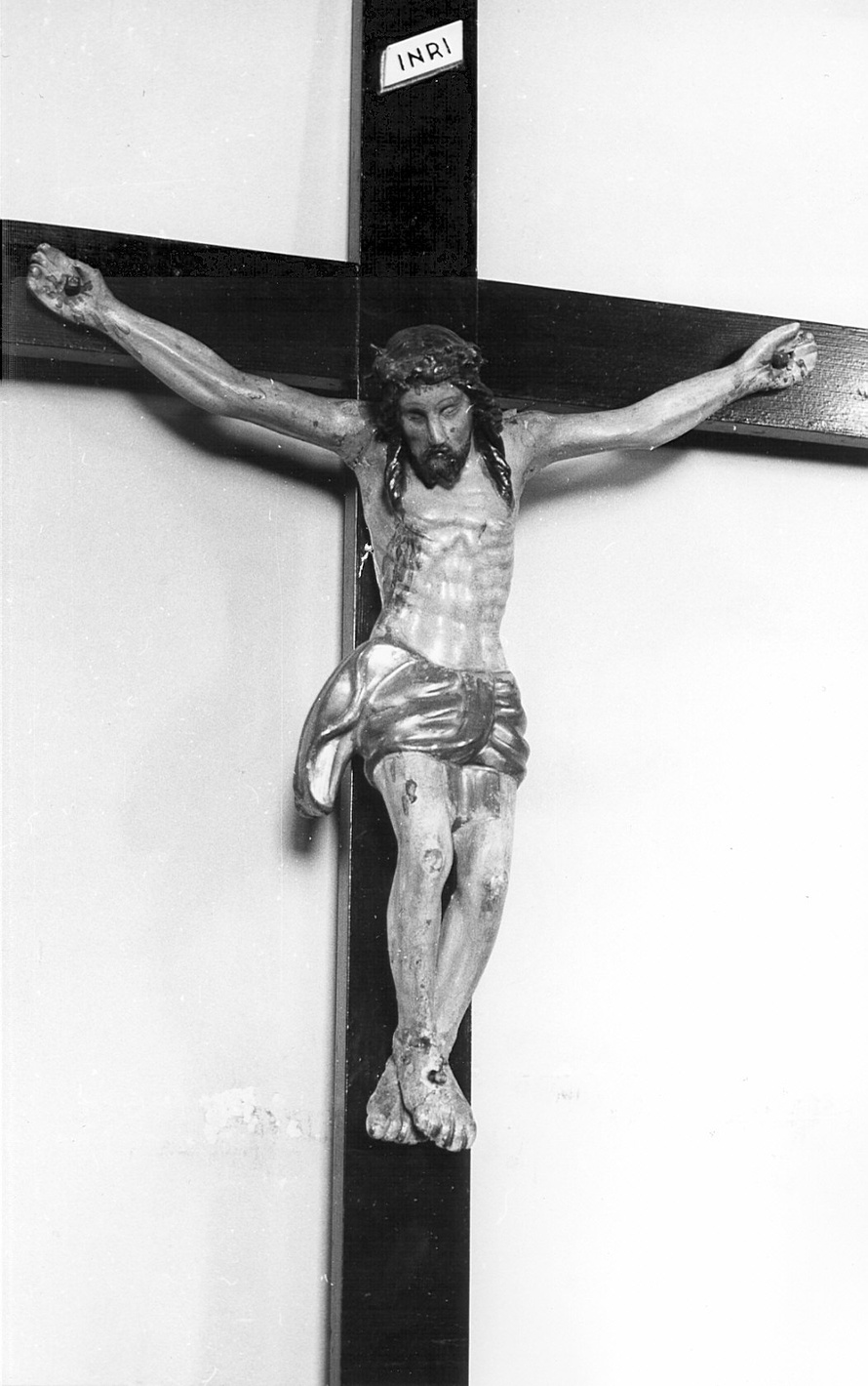 croce processionale, opera isolata - bottega bergamasca (seconda metà sec. XIX)