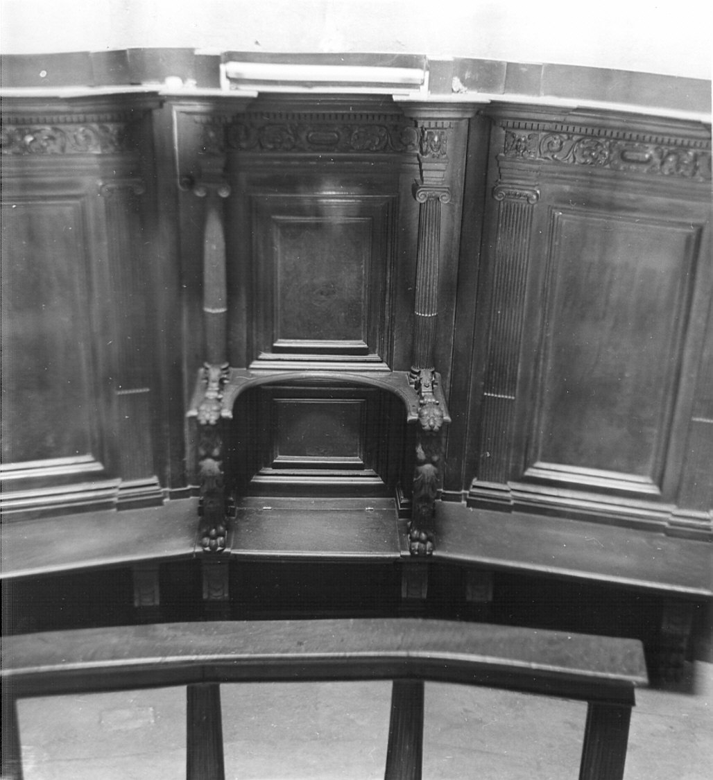 stalli del coro, opera isolata di Marchesi Faustino (sec. XVII)