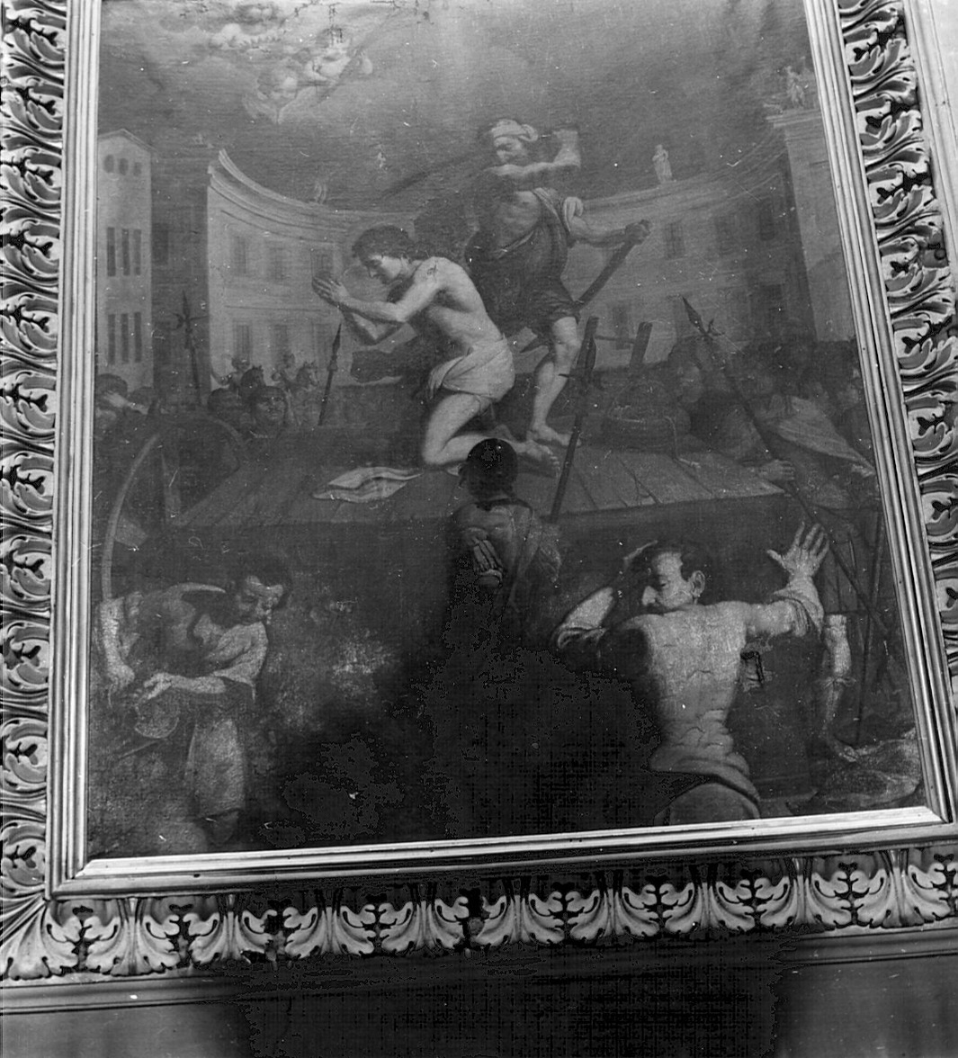 decapitazione di San Giorgio (dipinto, opera isolata) di Carobio Giovanni (attribuito) (sec. XVIII)