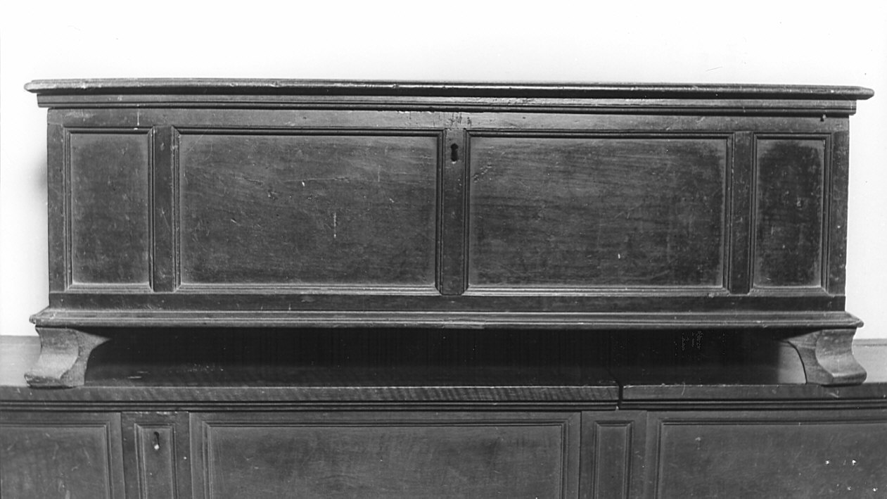 cassapanca, opera isolata - bottega bergamasca (sec. XIX)