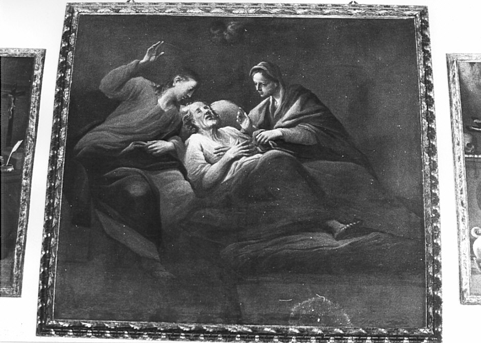 morte di San Giuseppe (dipinto, opera isolata) di Cifrondi Antonio (attribuito) (inizio sec. XVIII)