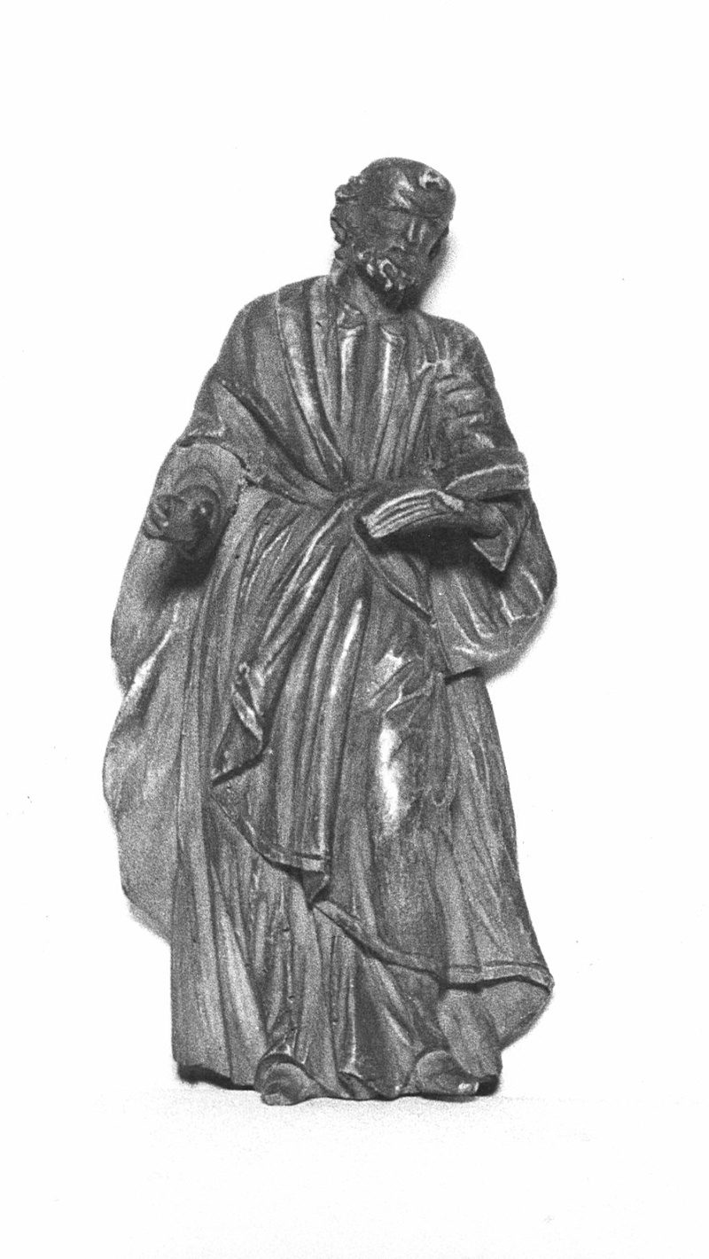 San Matteo (?) (statuetta, serie) - bottega lombarda (seconda metà sec. XVIII)