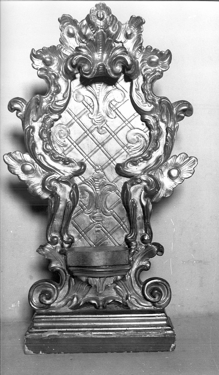 tronetto per esposizione eucaristica, opera isolata - bottega bergamasca (sec. XVIII)