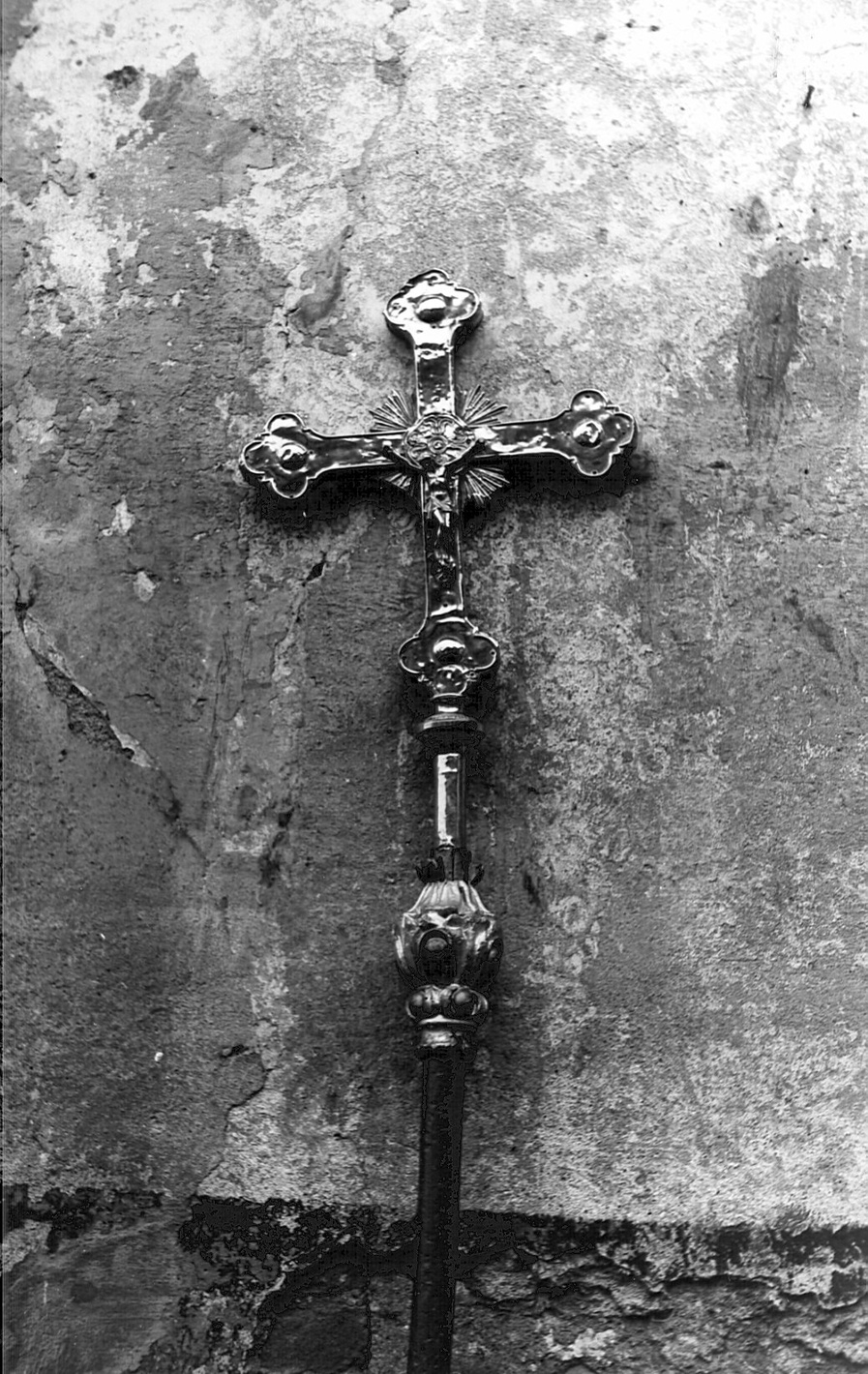 croce processionale, opera isolata - bottega bergamasca (sec. XIX)