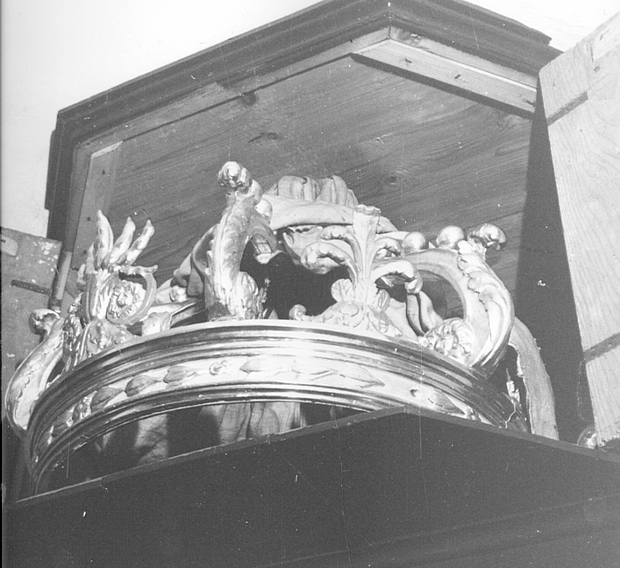 corona pensile, opera isolata - bottega bergamasca (sec. XIX)