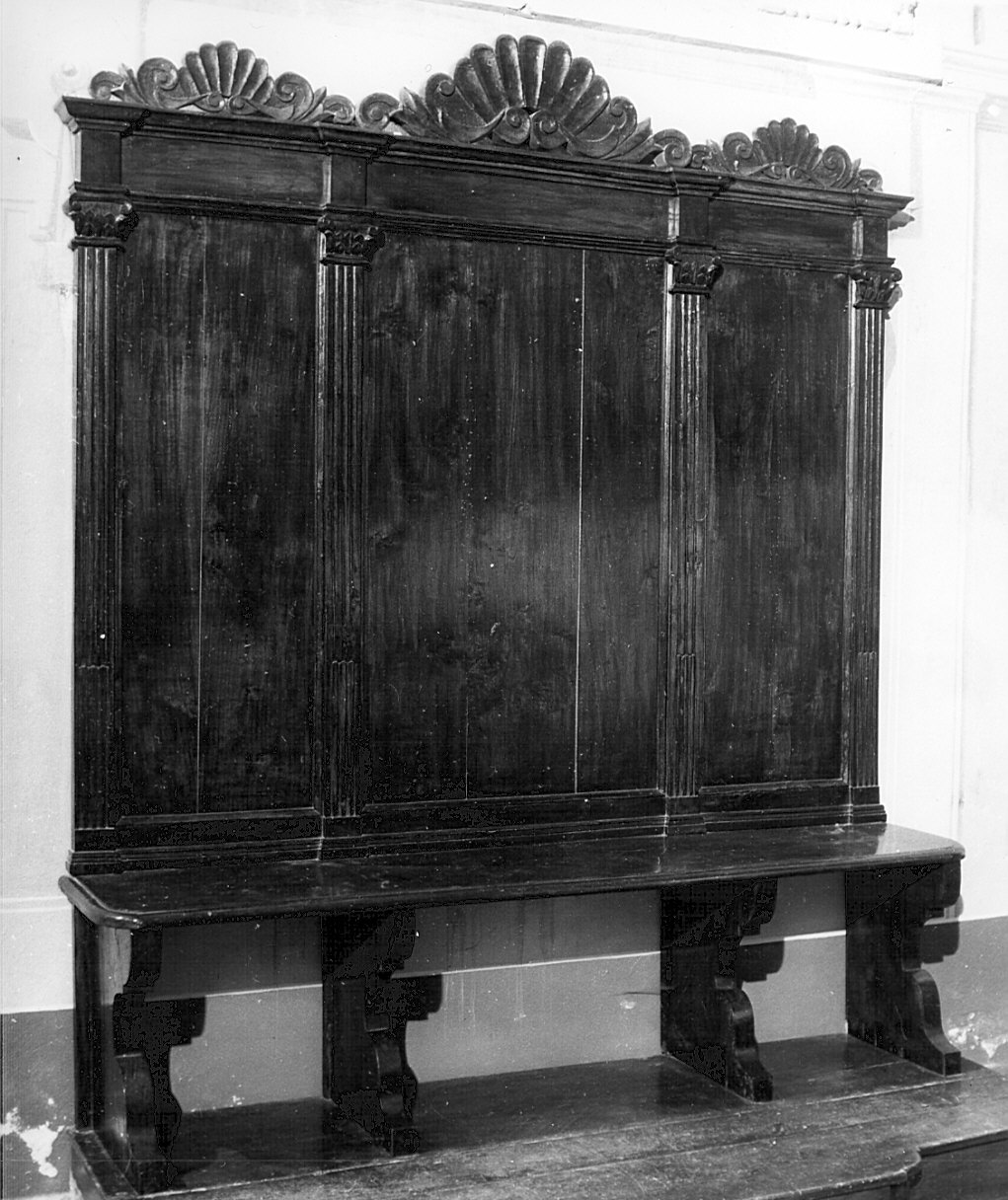 sedile, opera isolata - bottega bergamasca (sec. XVII)