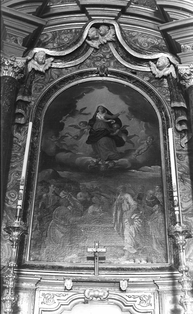 assunzione della Madonna (dipinto, opera isolata) di Cavagna Gian Paolo (attribuito) (fine sec. XVI)