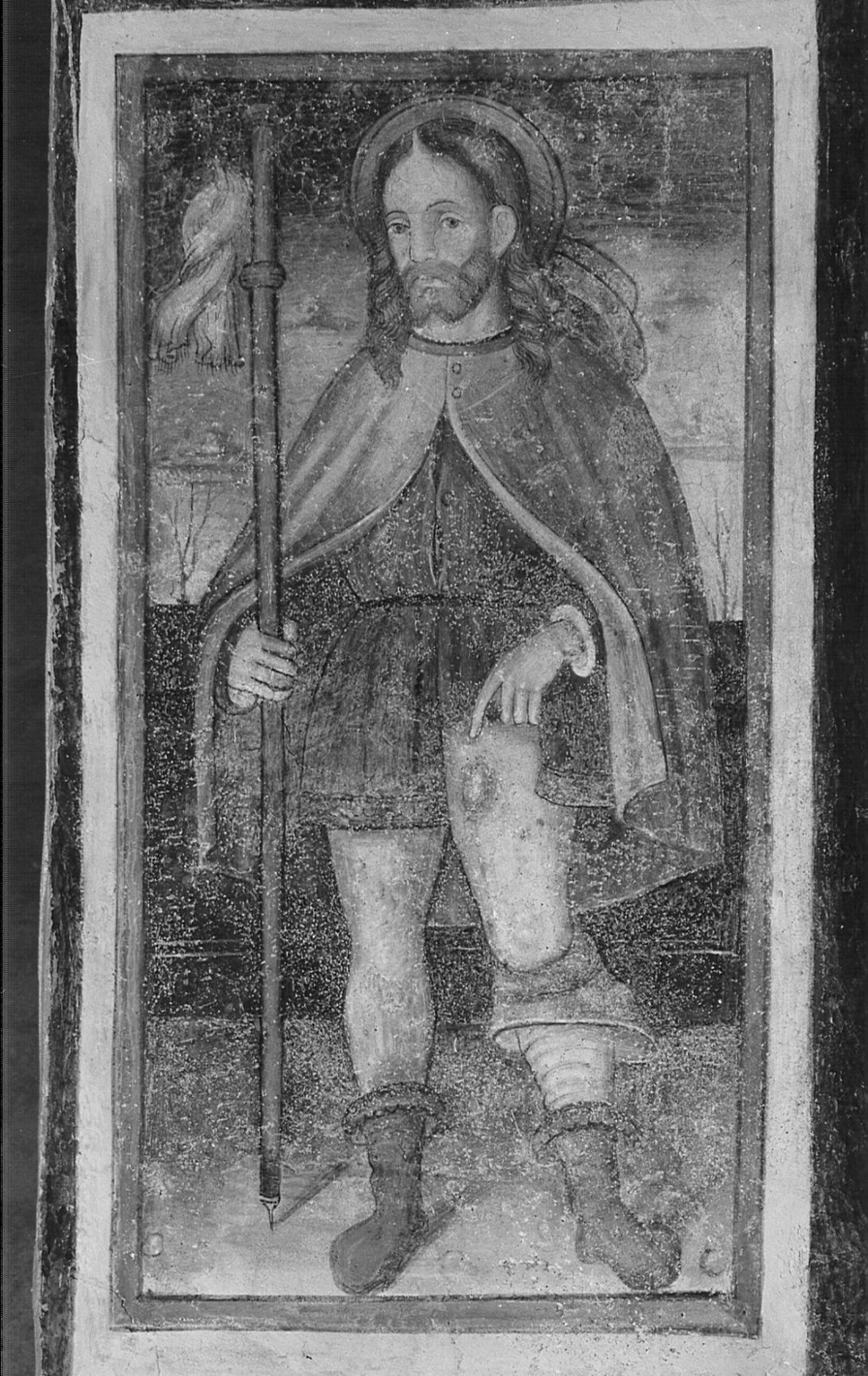 San Rocco (dipinto, elemento d'insieme) - ambito bergamasco (sec. XVI)