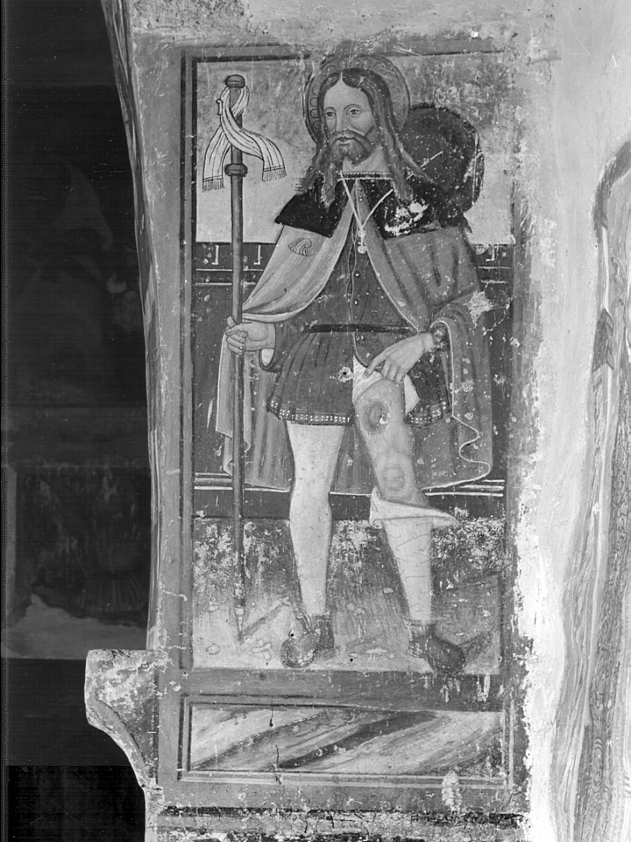 San Rocco (dipinto, elemento d'insieme) - ambito bergamasco (sec. XVI)