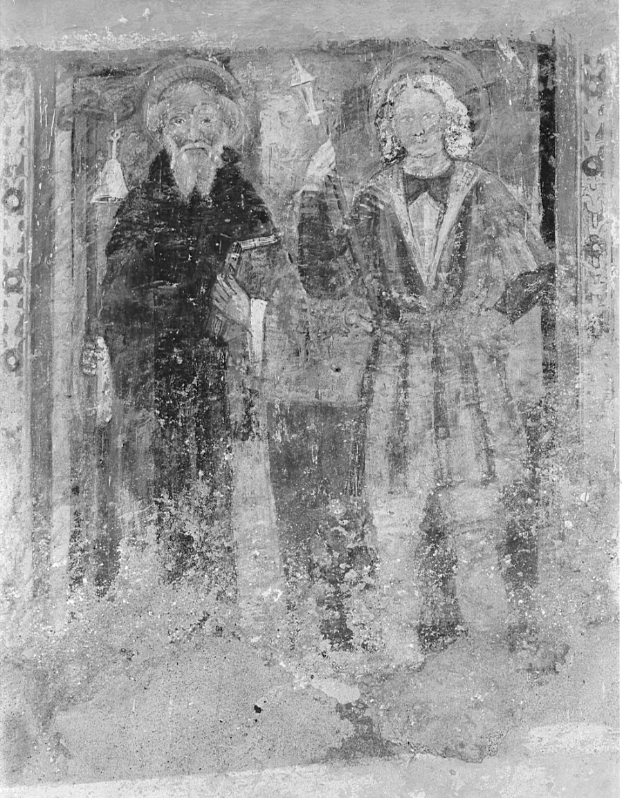 Santa LuciaSant'Antonio Abate e San Defendente (dipinto, opera isolata) - ambito bergamasco (sec. XV)