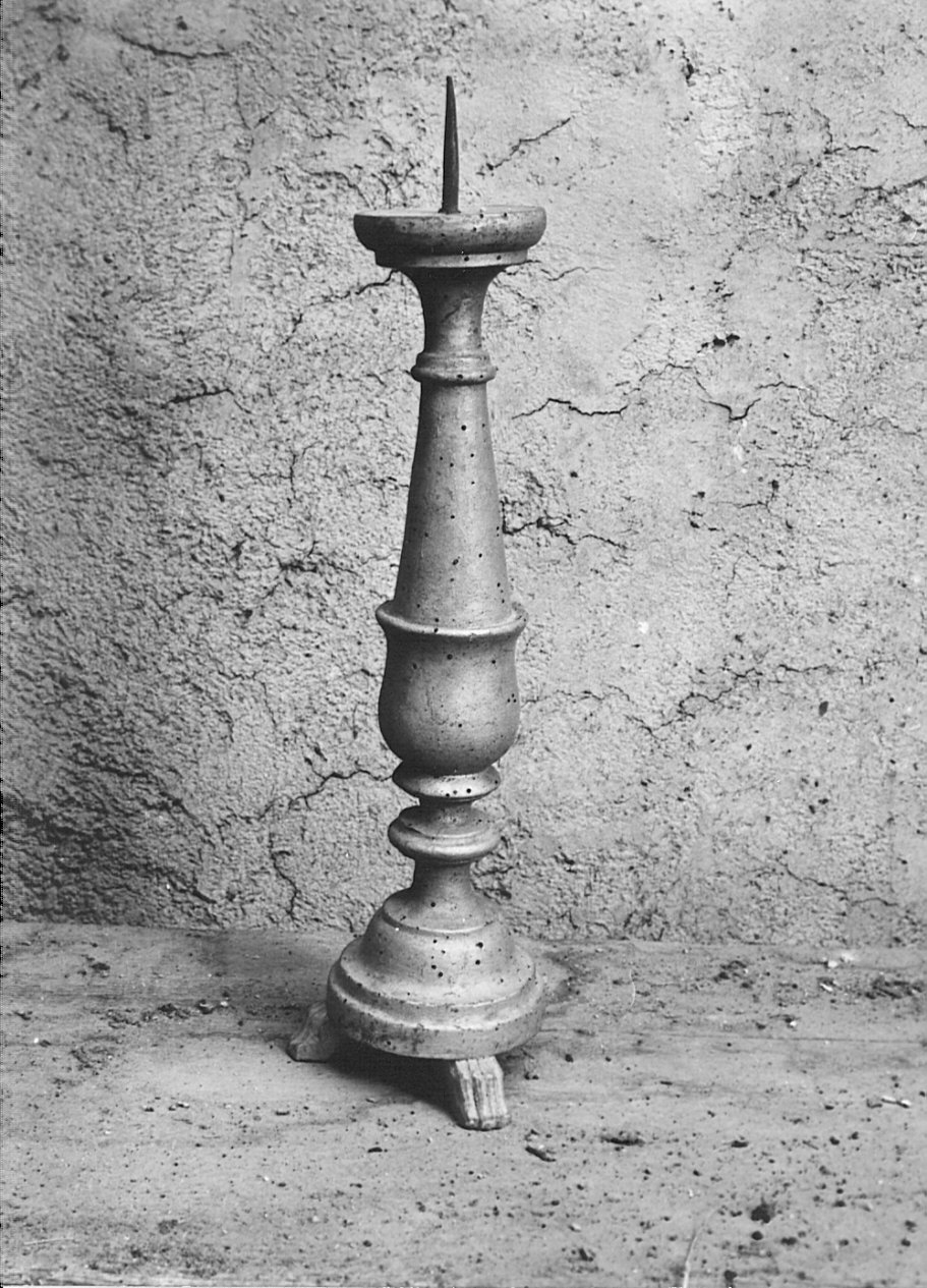 candeliere, opera isolata - bottega bergamasca (sec. XIX)