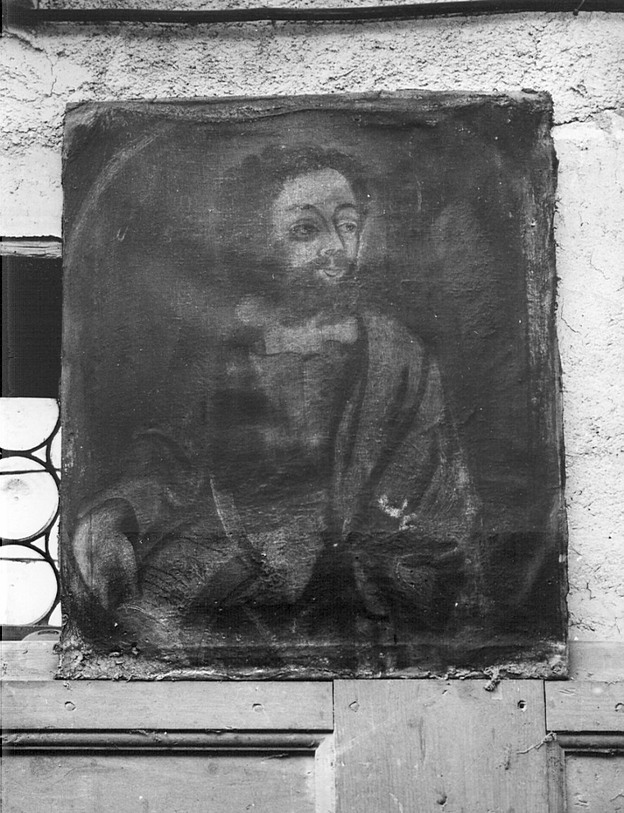 Santo (?) (dipinto, opera isolata) - ambito bergamasco (sec. XIX)