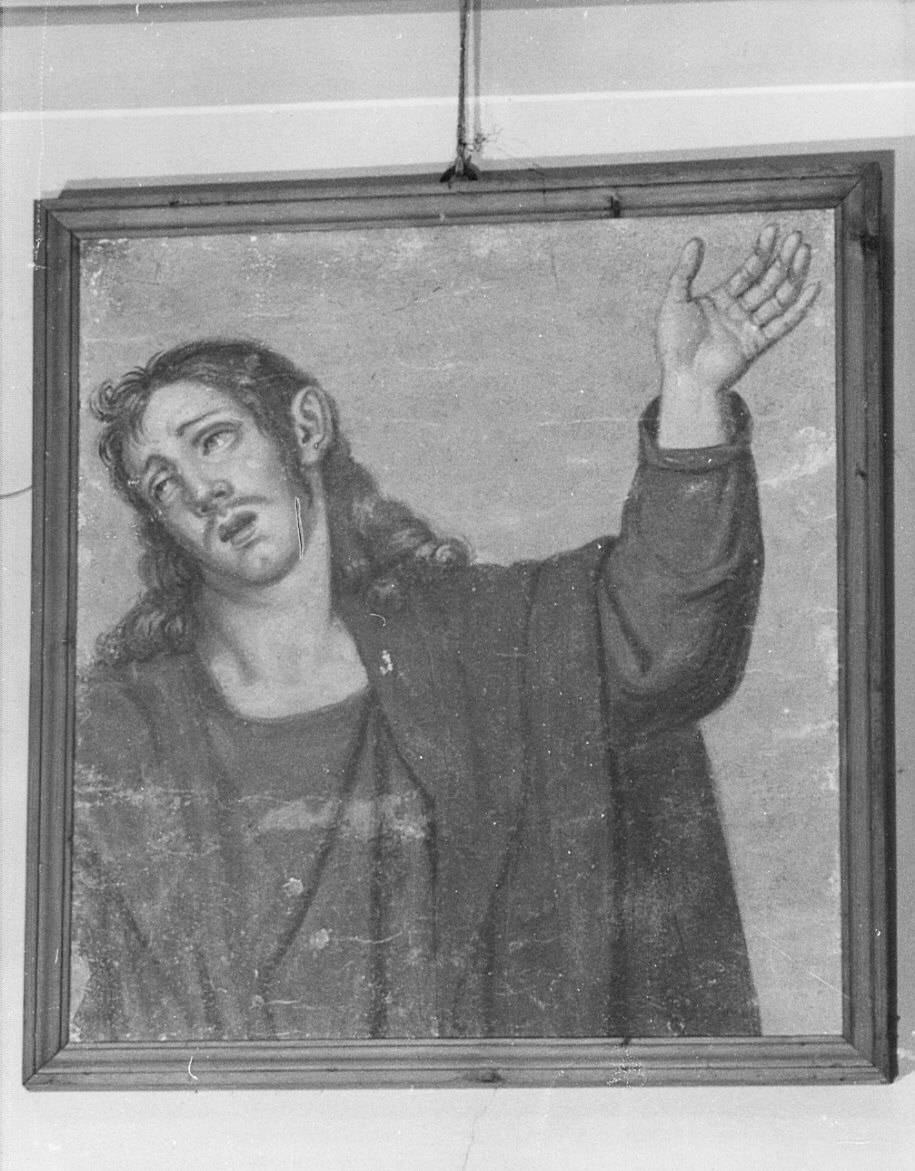 San Giovanni Evangelista (dipinto, frammento) di Brighenti Giovanni Battista (attribuito) (sec. XIX)