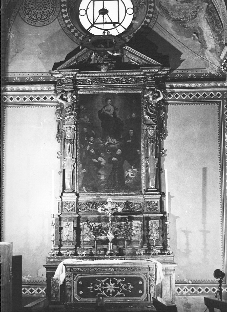 paliotto, elemento d'insieme - bottega bergamasca (sec. XX)