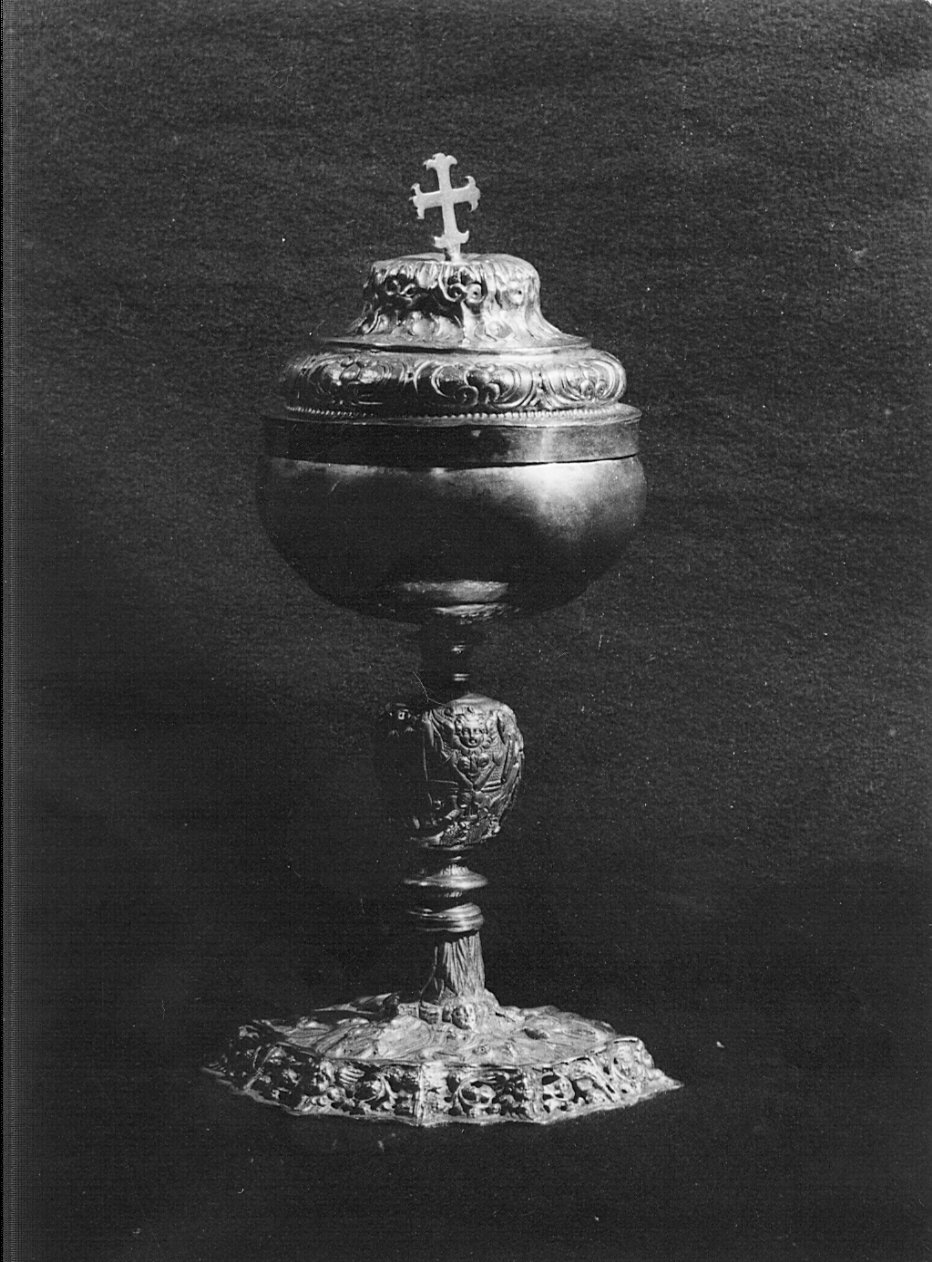 pisside, opera isolata - bottega lombarda (sec. XVII)