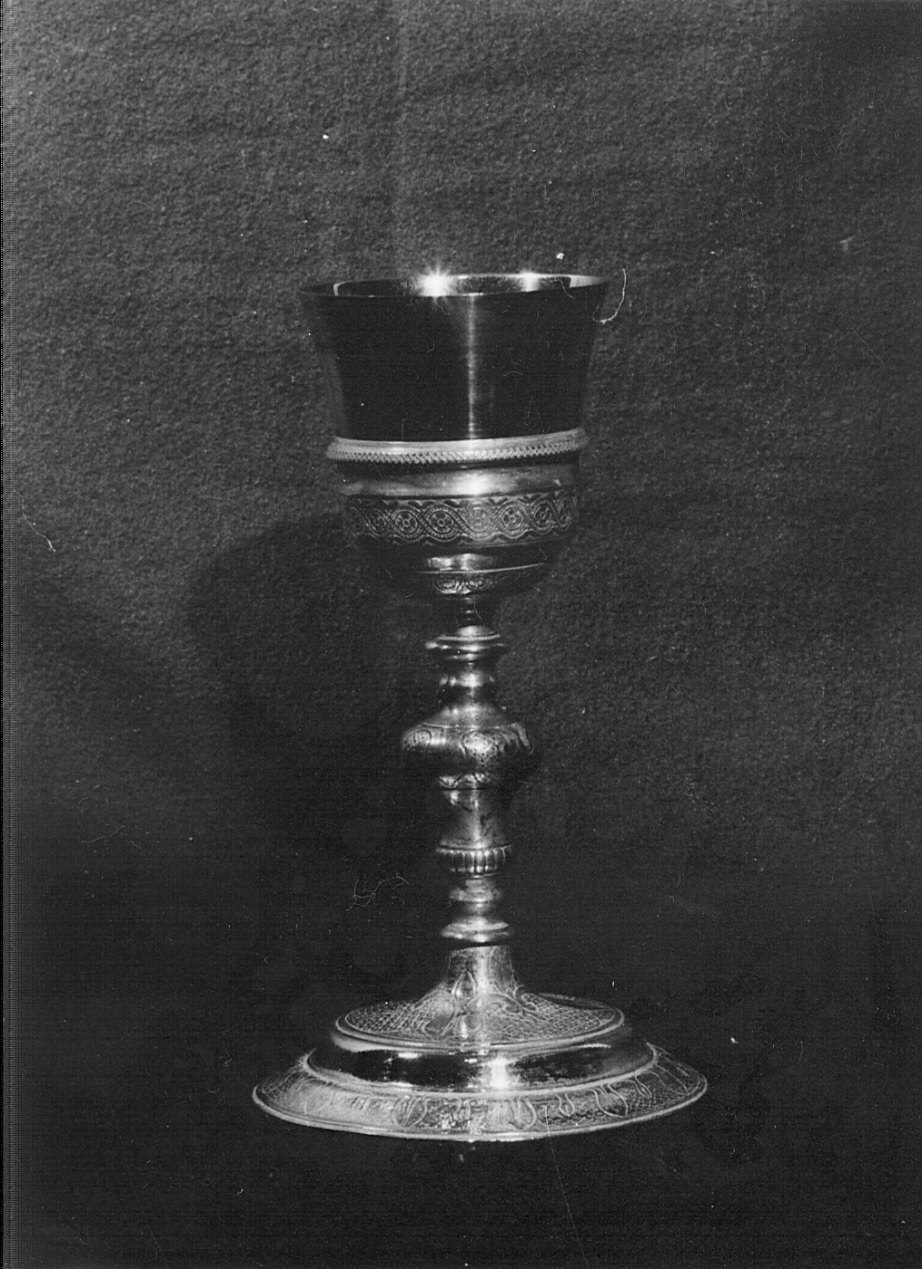calice, opera isolata - bottega bergamasca (fine sec. XVI)