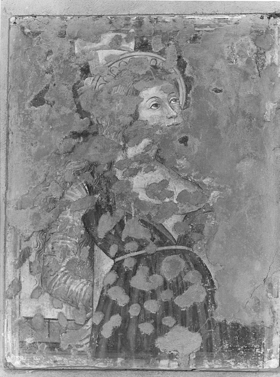 Sant'Agata (dipinto, opera isolata) - ambito bergamasco (sec. XV)