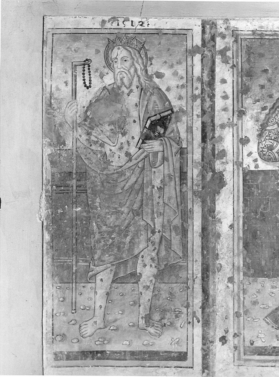 Santo (dipinto, opera isolata) - ambito bergamasco (sec. XVI)