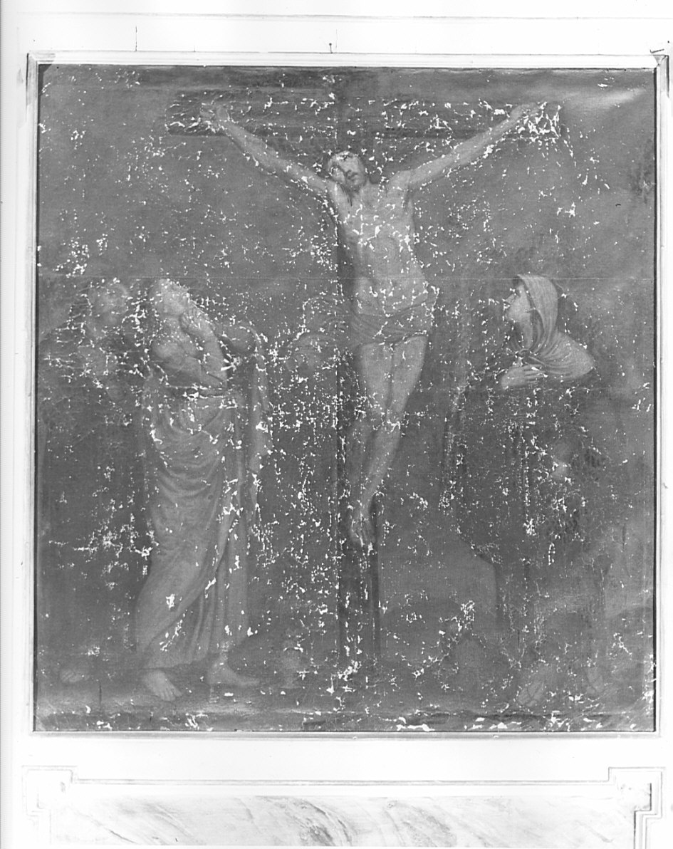crocifissione (dipinto, opera isolata) di Brighenti Giovanni Battista (attribuito) (sec. XIX)