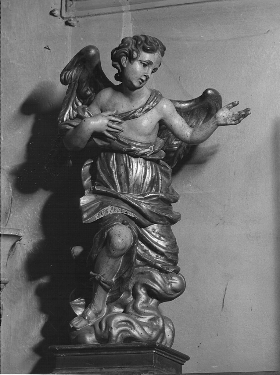 angelo (statua, opera isolata) - bottega bergamasca (sec. XVIII)