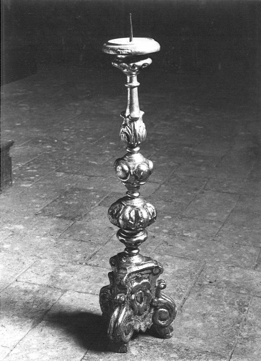 candeliere, serie - bottega bergamasca (sec. XIX)