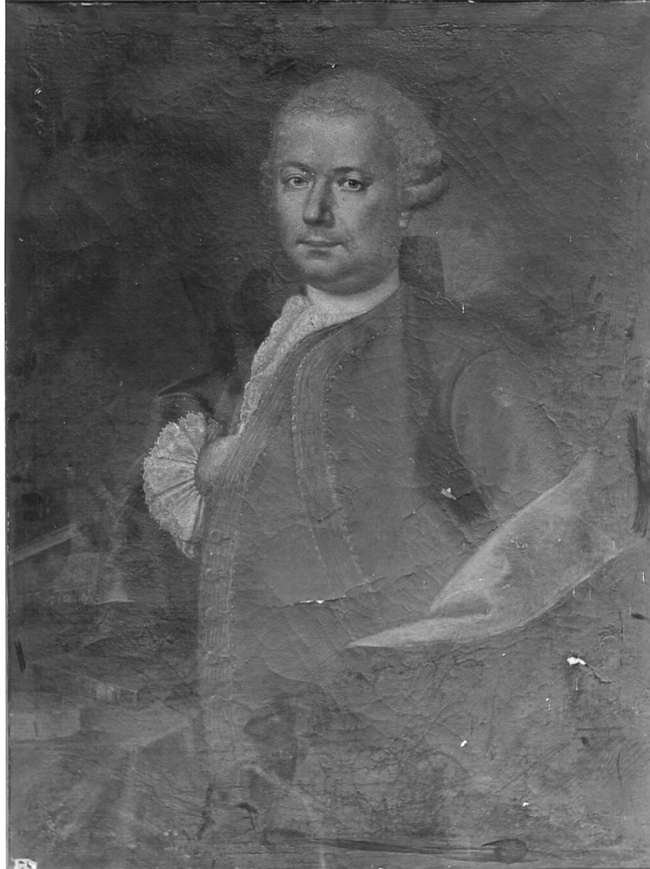 ritratto del nobile Carlo Santandrea Seniore (dipinto, opera isolata) di Crespi Luigi (attribuito) (terzo quarto sec. XVIII)