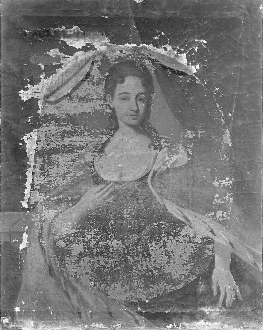 ritratto di dama (dipinto, opera isolata) di Raggi Giovanni (attribuito) (prima metà sec. XVIII)