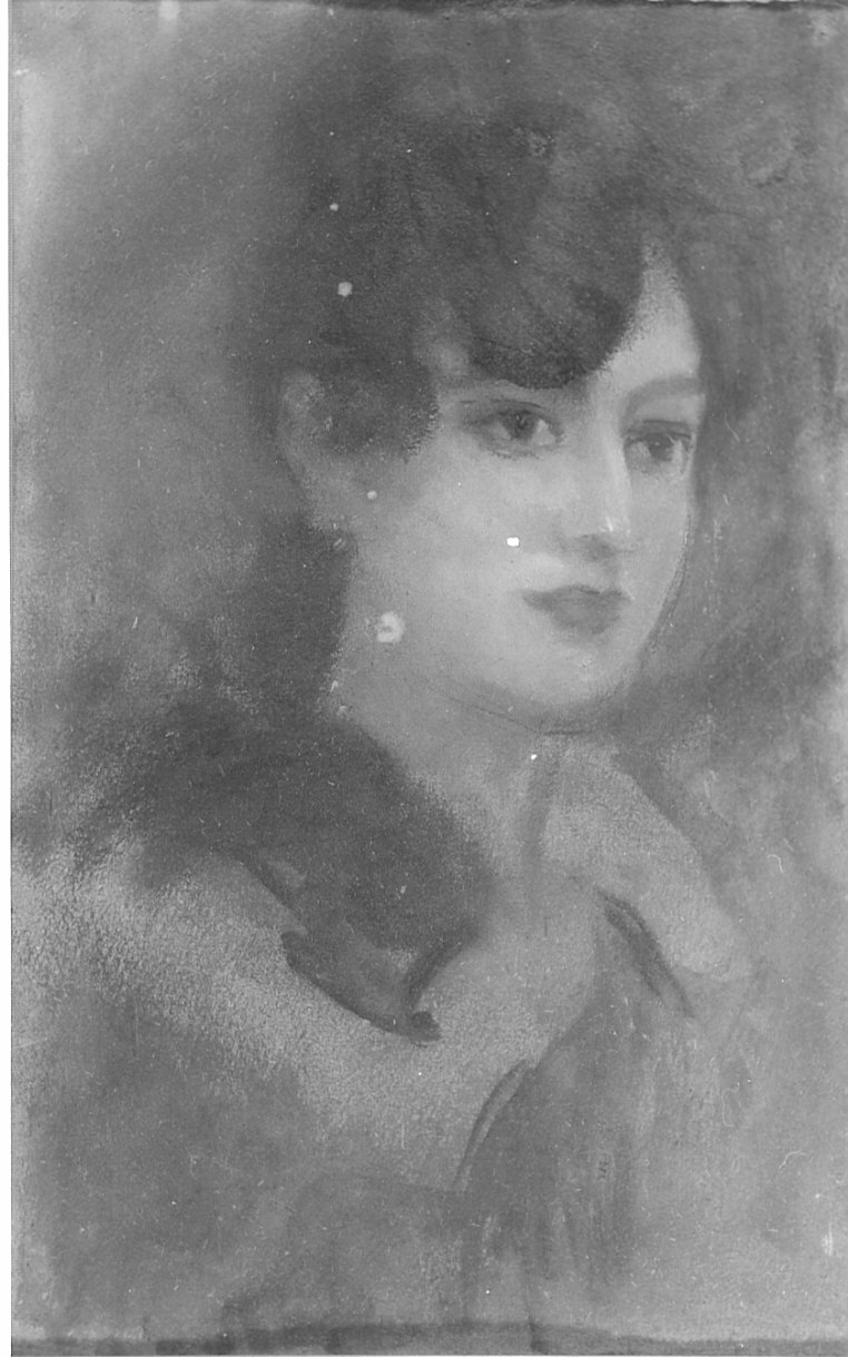 ritratto di donna (dipinto, opera isolata) di Trussardi Volpi Giovanni (primo quarto sec. XX)