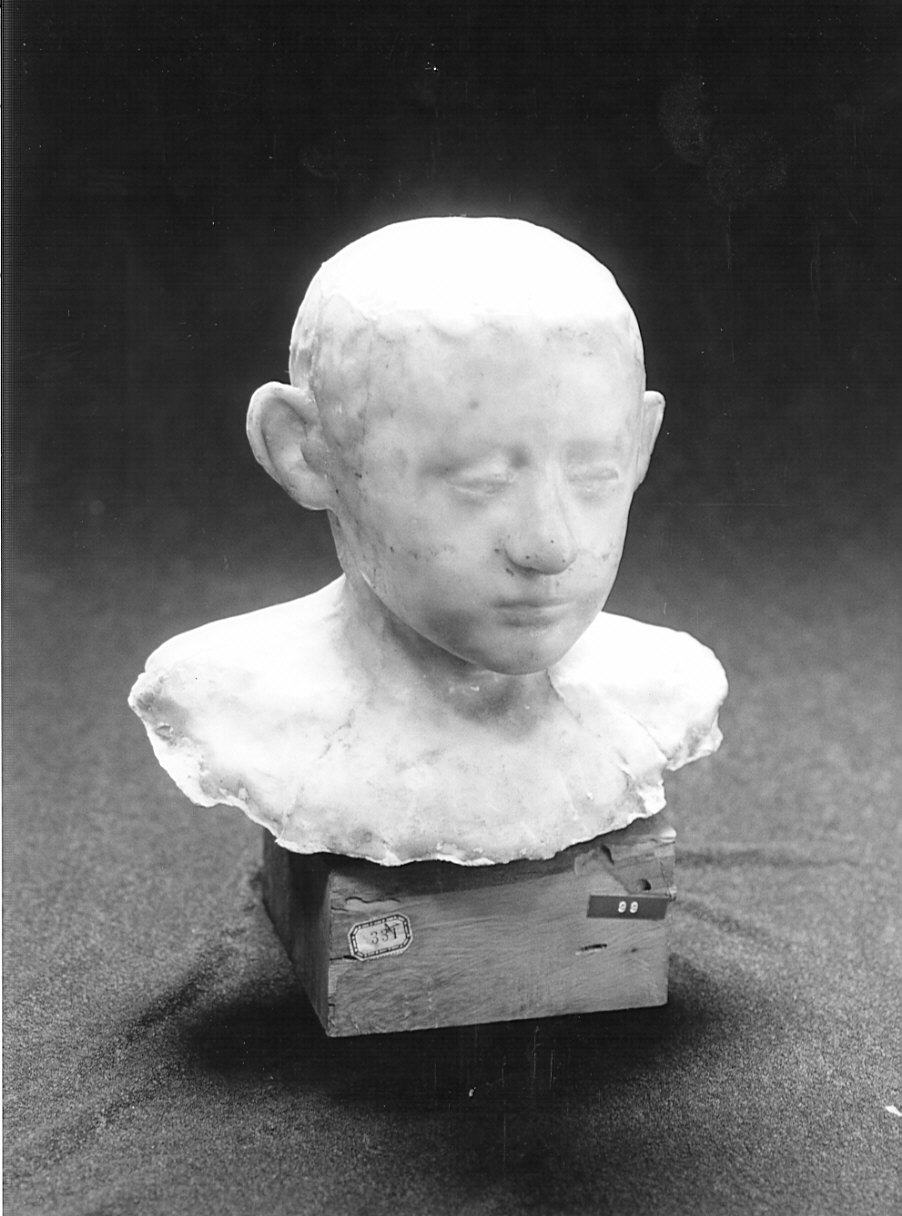 testa di adolescente (scultura, opera isolata) di Manzù Giacomo (attribuito) (sec. XX)