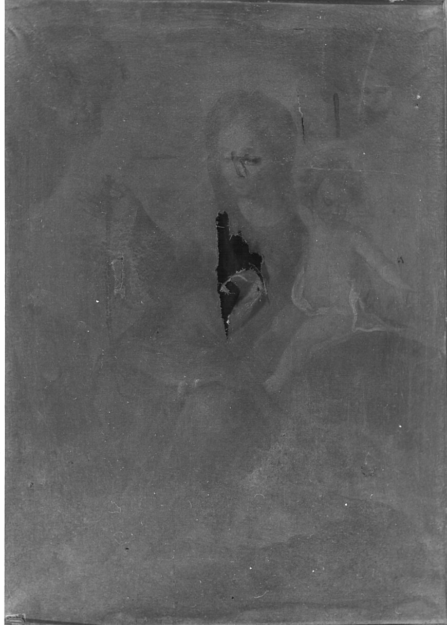 Madonna con Bambino e angeli (dipinto, opera isolata) - ambito lombardo (sec. XVIII)
