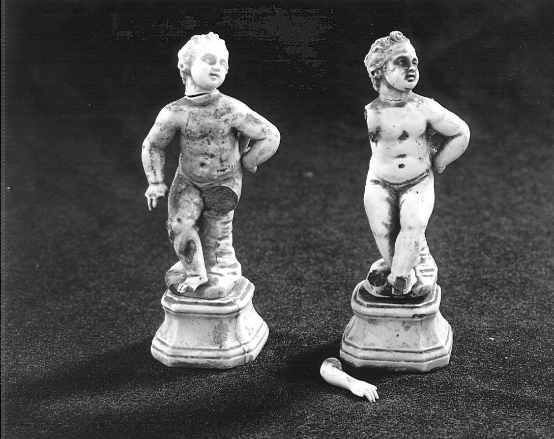 statuetta, coppia - bottega Italia centrale (sec. XVIII)