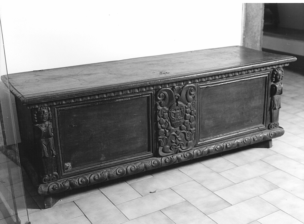 cassapanca, opera isolata - bottega bergamasca (seconda metà sec. XVIII)
