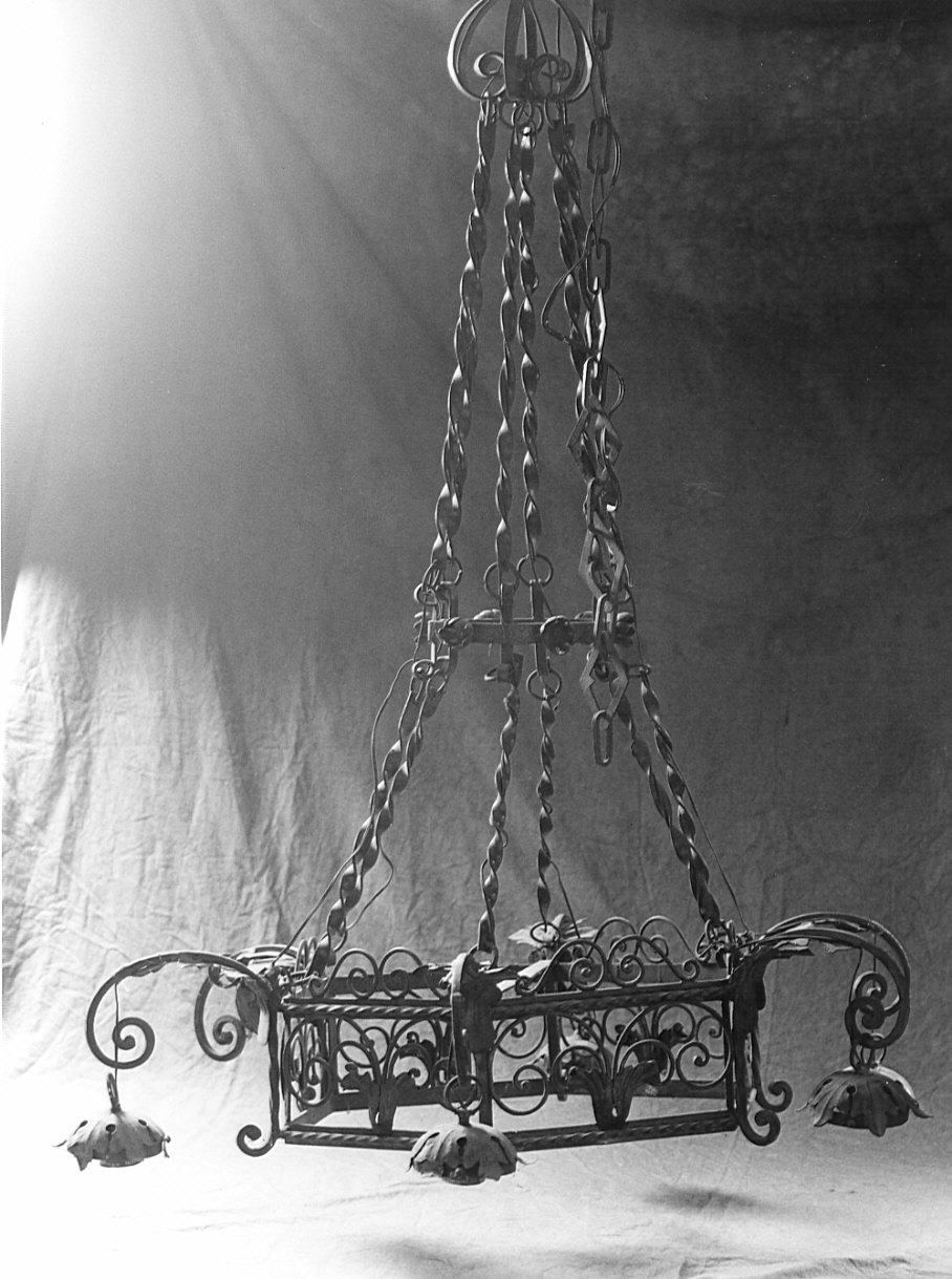 lampadario, opera isolata - bottega lombarda (sec. XX)