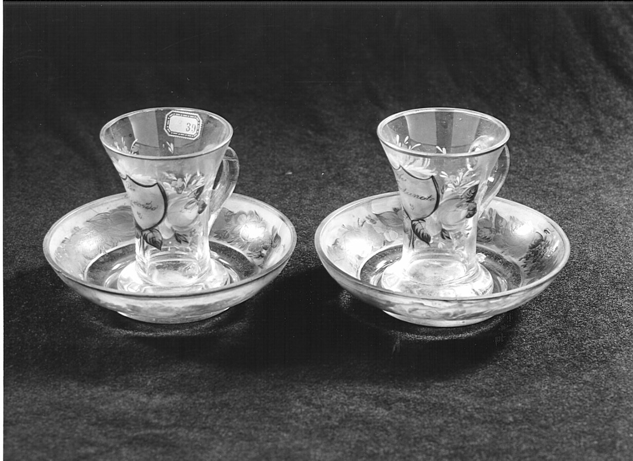 tazzina da caffe', serie - bottega lombarda (sec. XX)