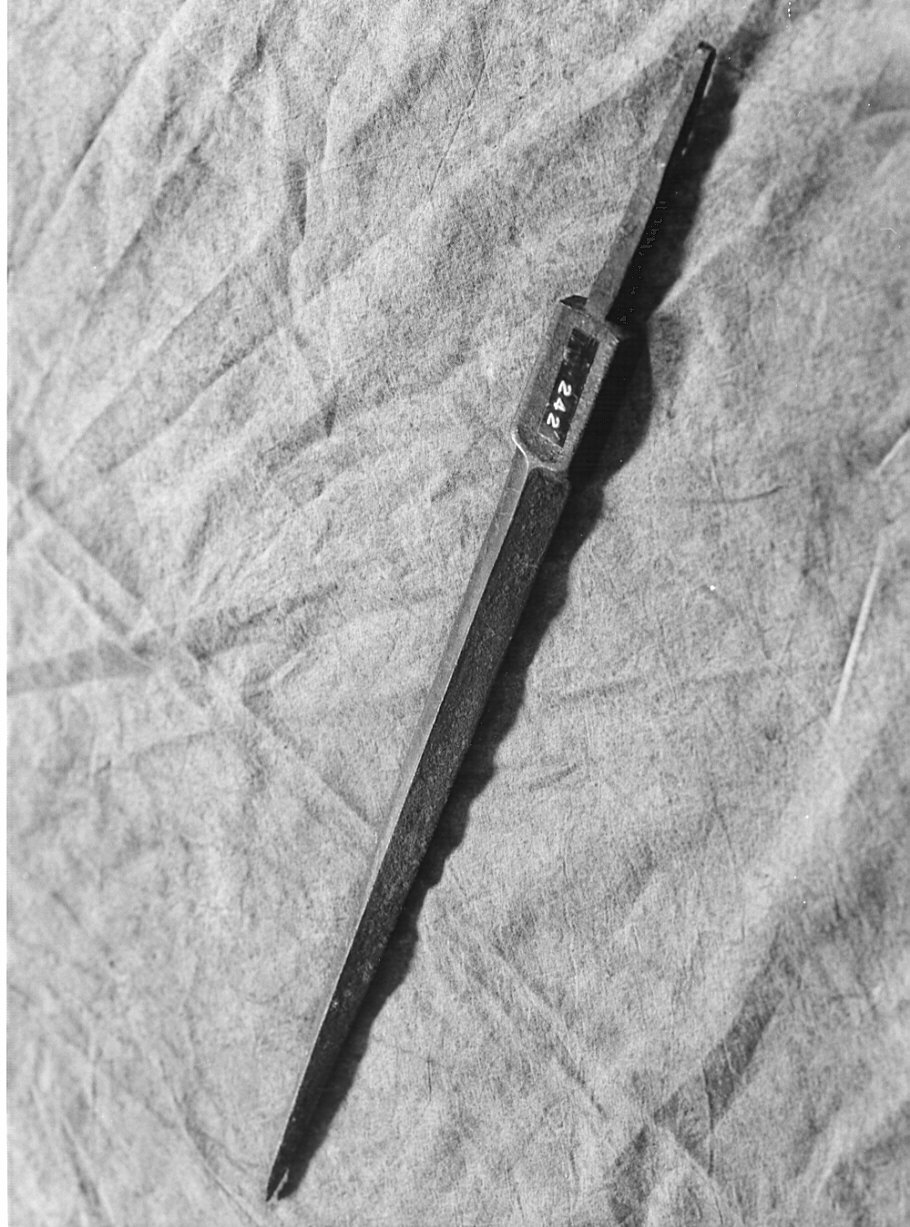 lama di coltello, opera isolata - bottega lombarda (sec. XVI)