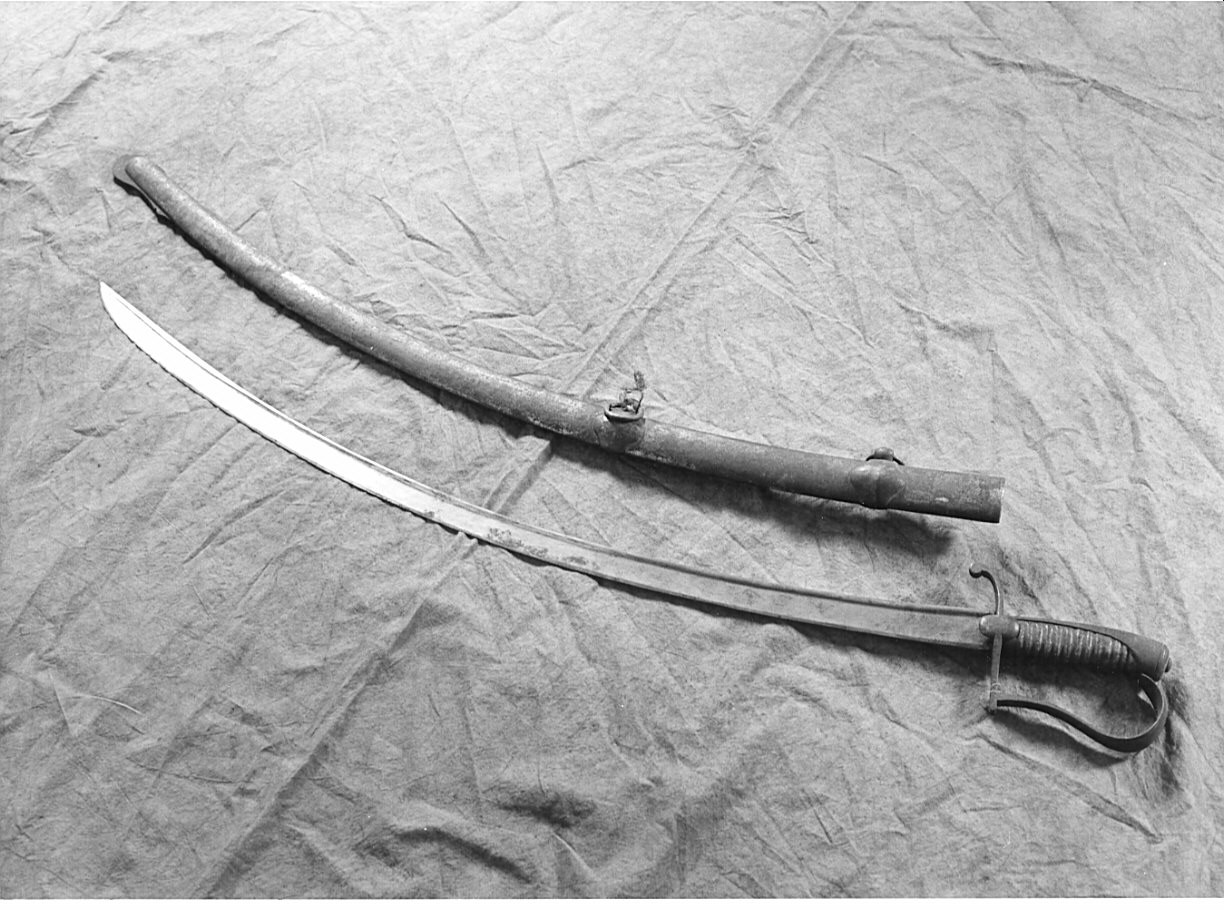 sciabola, opera isolata - bottega bergamasca (prima metà sec. XIX)