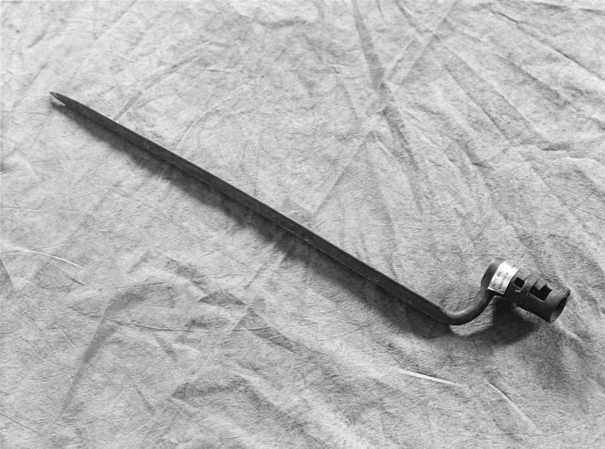 baionetta, opera isolata - bottega bergamasca (prima metà sec. XIX)