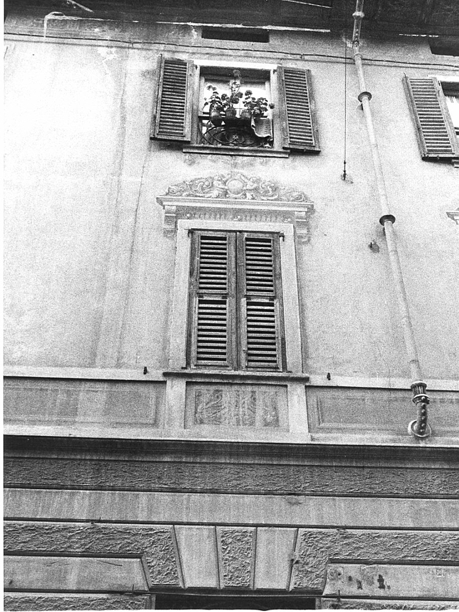 motivo decorativo (decorazione pittorica, opera isolata) - ambito bergamasco (fine sec. XIX)