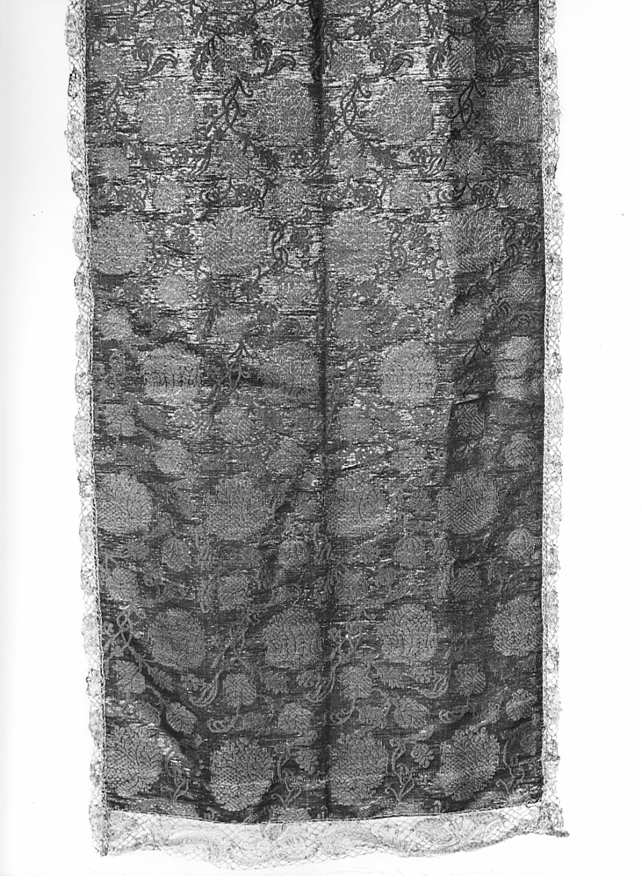 velo omerale, opera isolata - manifattura veneziana (ultimo quarto sec. XVII)