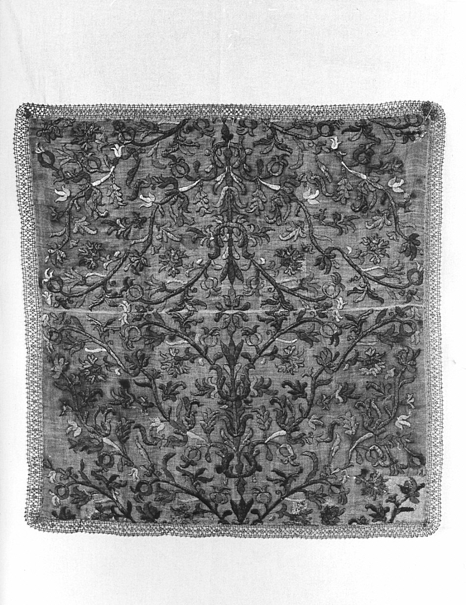 velo di calice, opera isolata - manifattura italiana (fine sec. XVII)